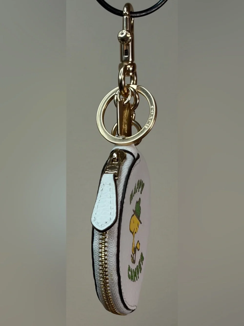 Coach x Peanuts Woodstock LE Circular Pouch Bag Charm C4318 NWT - Picture 10 of 12